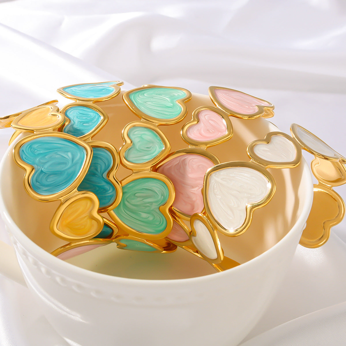 Bracelet Coeur Eclatant