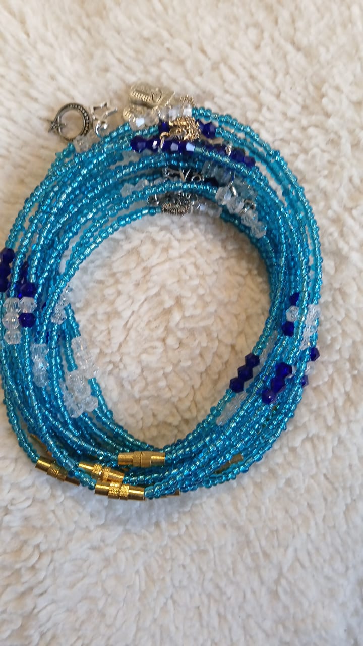 Chaines de chevilles, Perles de rocailles
