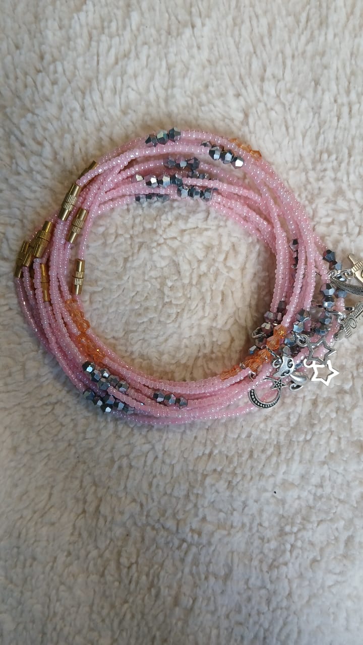 Chaines de chevilles, Perles de rocailles