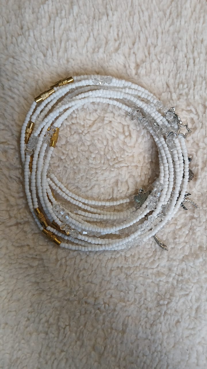 Chaines de chevilles, Perles de rocailles