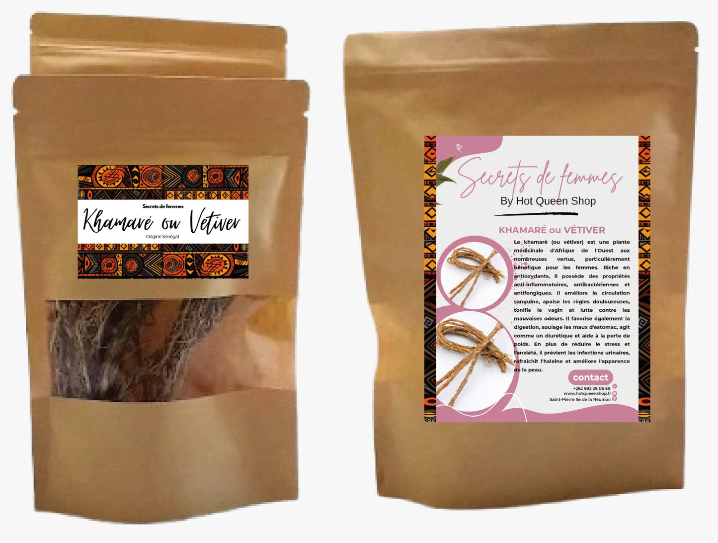 KHAMARE Racine de VETIVER (30TIGES)