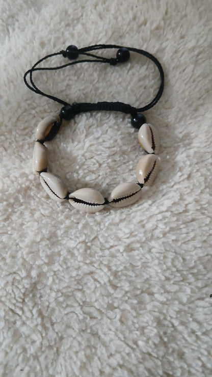 Bracelets, Coquillage Cauris