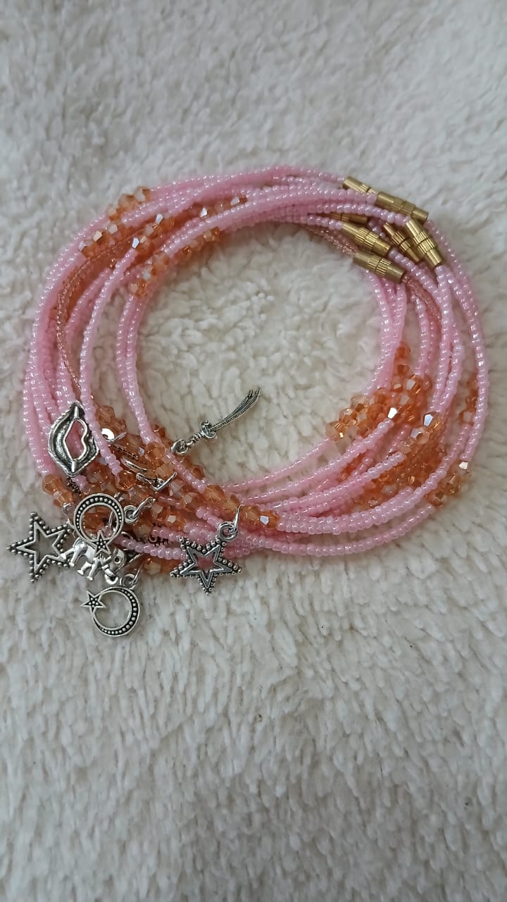 Chaines de chevilles, Perles de rocailles