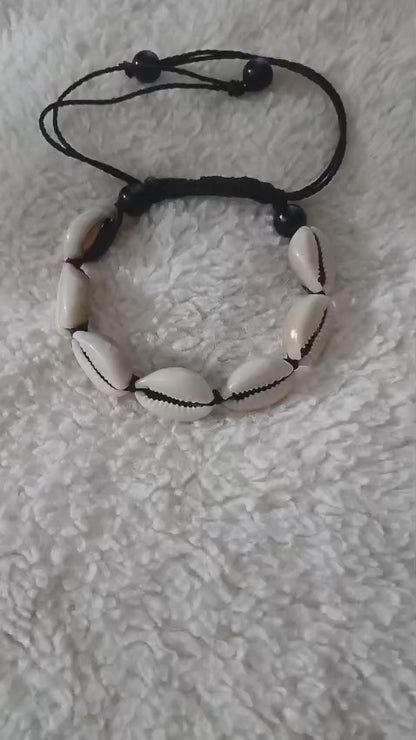 Bracelets, Coquillage Cauris
